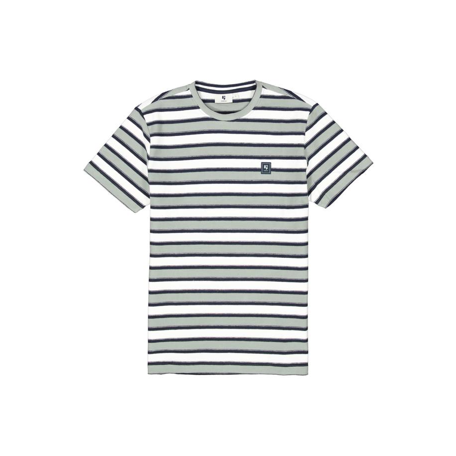 Garcia GARCIA Shirt navy / mintgroen / wit -