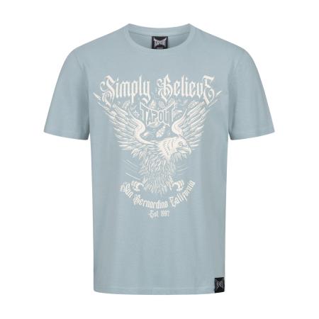 Tapout Tapout Shirt Throper lichtblauw / wit