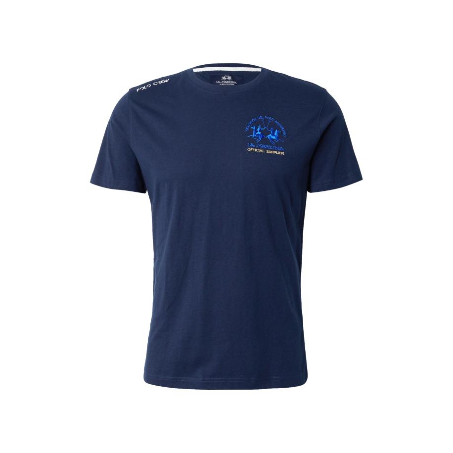 La Martina La Martina Shirt beige / navy / lichtblauw / wit -