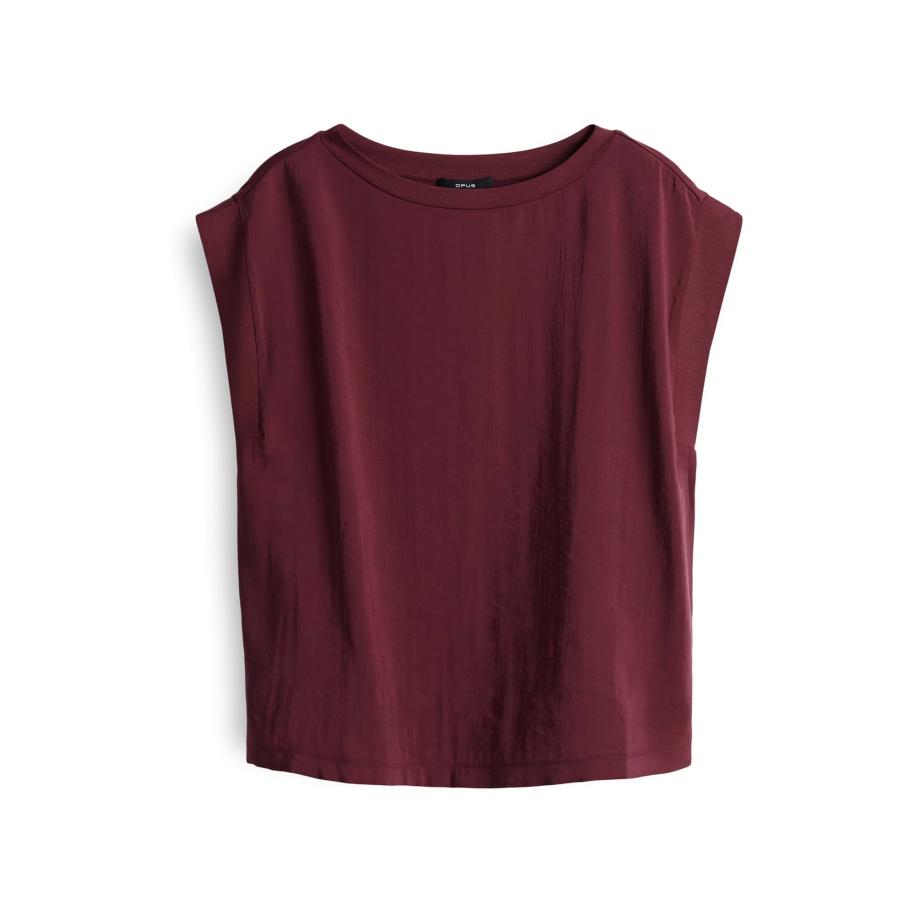 OPUS OPUS Shirt Silkisi wijnrood -