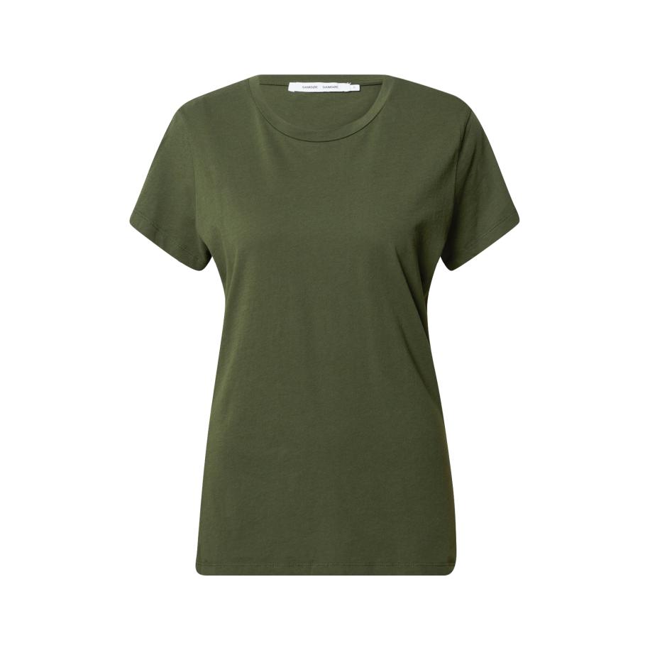 Samsøe & Samsøe Samsøe Samsøe Shirt Solly olijfgroen -