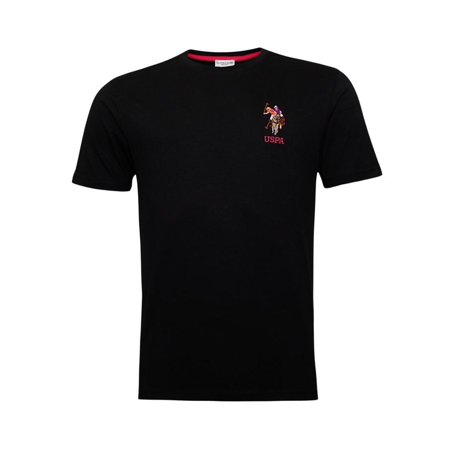 U.S. Polo Assn. U.S. POLO ASSN. Shirt bloedrood / zwart / natuurwit -