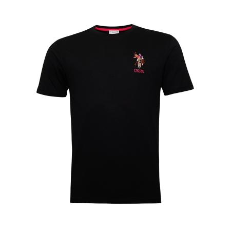 U.S. Polo Assn. U.S. POLO ASSN. Shirt bloedrood / zwart / natuurwit