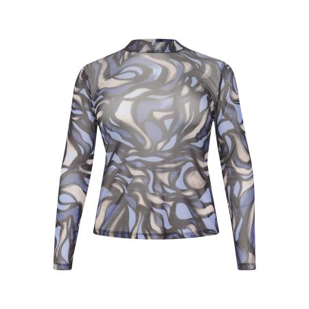 KAFFE CURVE Shirt johanna indigo / gemengde kleuren