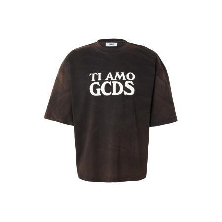 GCDS Shirt TI AMO GCDS zwart / wit