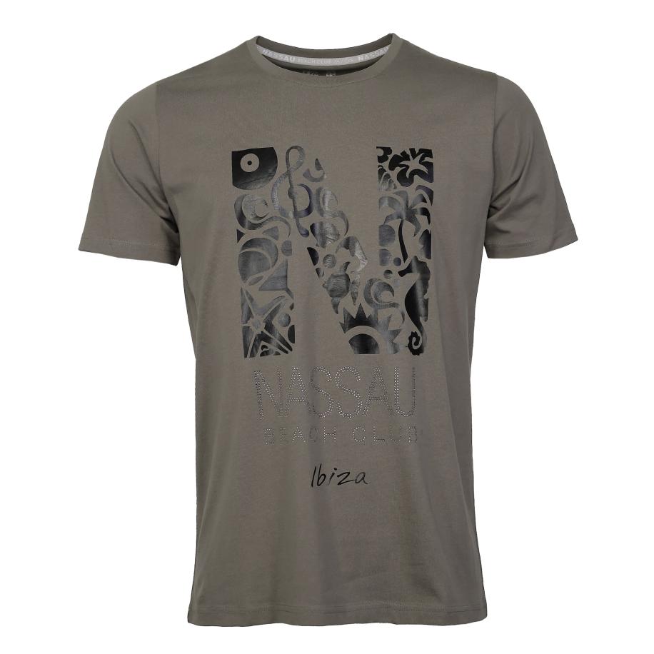 NASSAU Beach Club NASSAU Beach Club Shirt grijs / zwart / zilver -