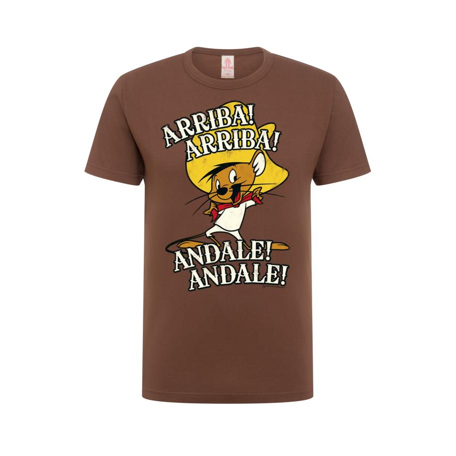 LOGOSHIRT Shirt Looney Tunes - Speedy Gonzales bruin Bruin