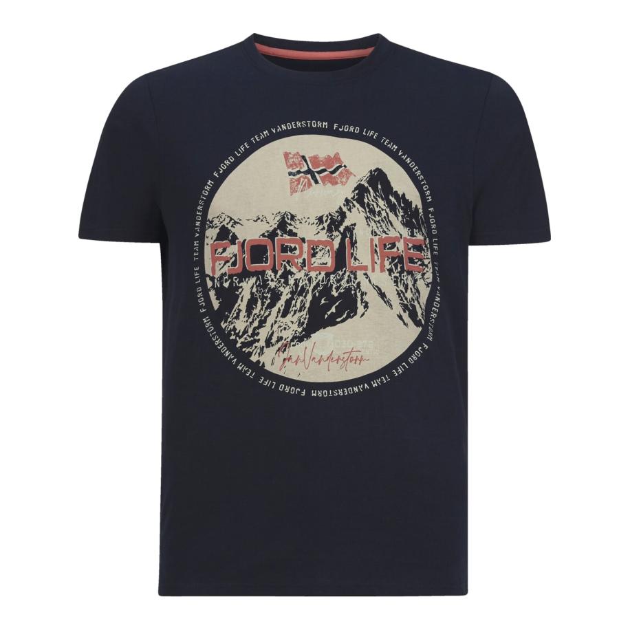 jan vanderstorm Jan Vanderstorm Shirt Benyamin donkerblauw -