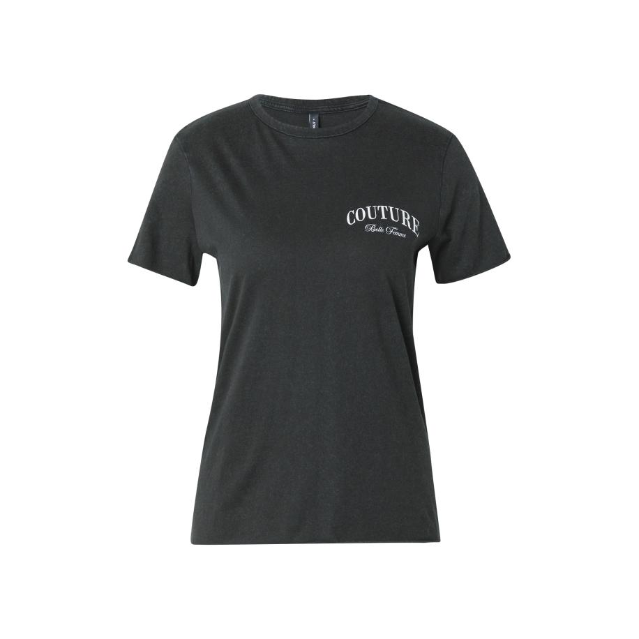 Only ONLY Shirt ONLLUCY zwart / transparant / wit -