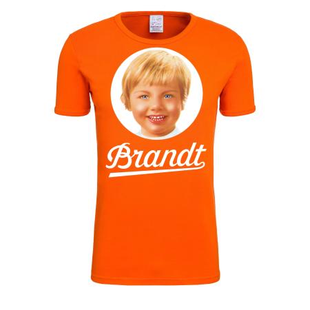 LOGOSHIRT Shirt Brandt Zwieback 70s gemengde kleuren / oranje / wit