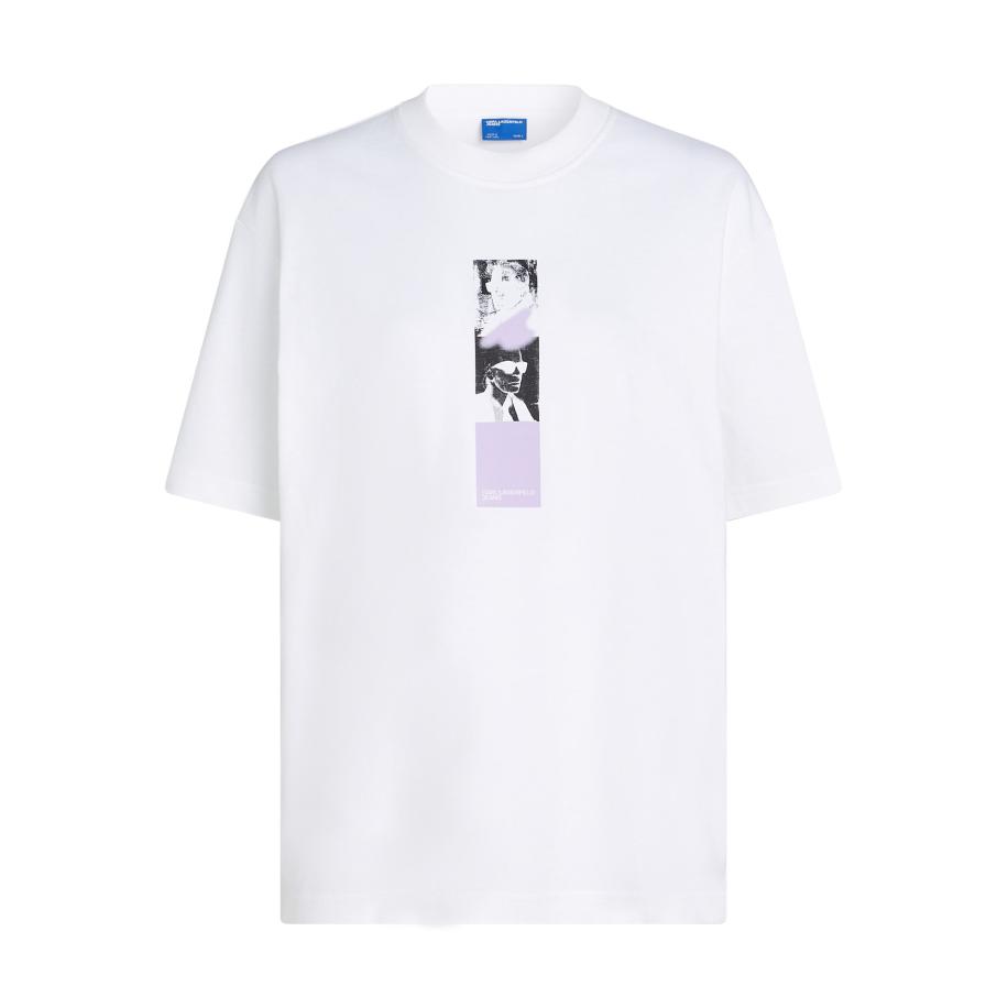 Karl Lagerfeld KARL LAGERFELD JEANS Shirt lavendel / zwart / wit -