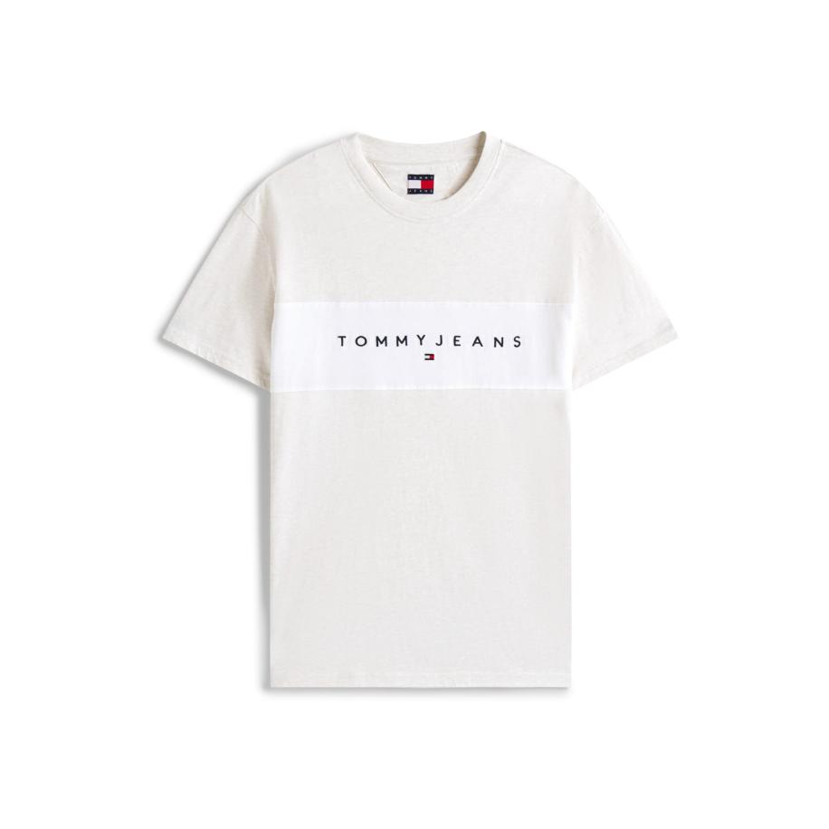 Tommy Jeans Tommy Jeans Shirt lichtbeige / marine / rood -