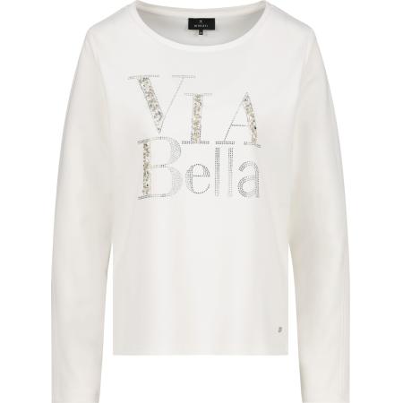 Monari monari Shirt grijs / offwhite