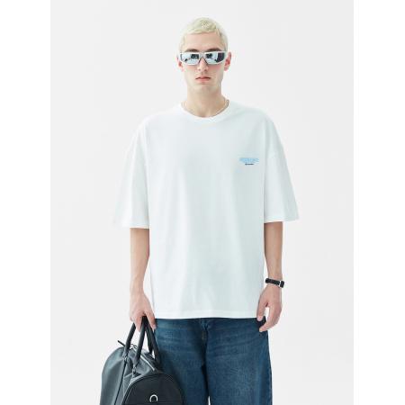 VAMOS CLO Shirt blauw / zwart / offwhite