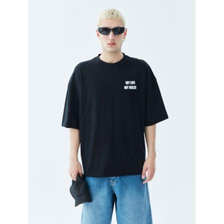 VAMOS CLO Shirt zwart / wit