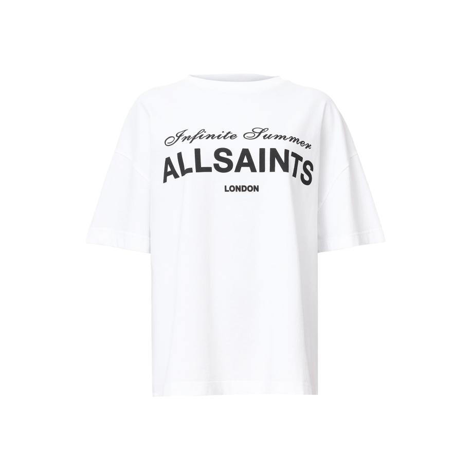 AllSaints AllSaints Oversized shirt AVRI zwart / wit -