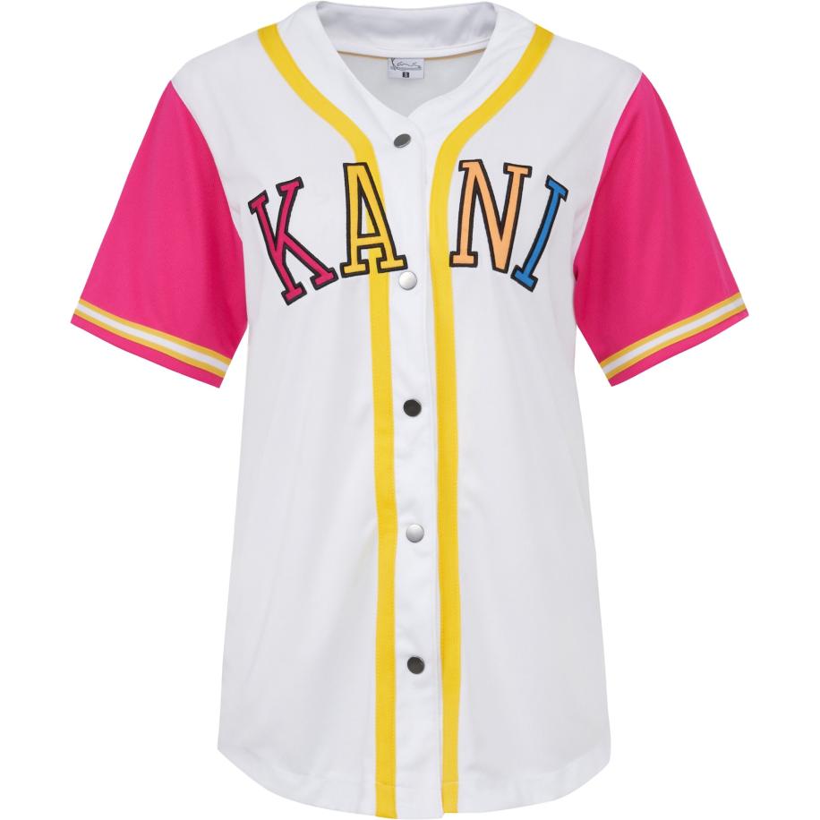 Karl Kani Karl Kani Shirt blauw / oranje / pink / wit -