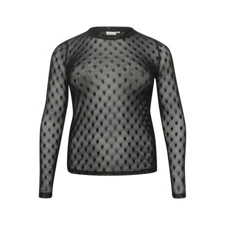 KAFFE CURVE Shirt KC NInna zwart