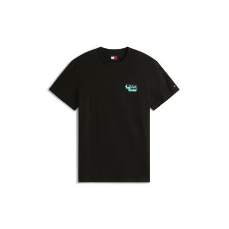 Tommy Jeans Tommy Jeans Shirt turquoise / zwart