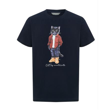 Maniita Lacitta CAT by Maniita Lacitta Shirt COUNTRY CAT blauw
