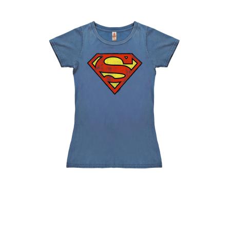 LOGOSHIRT Shirt Superman blauw