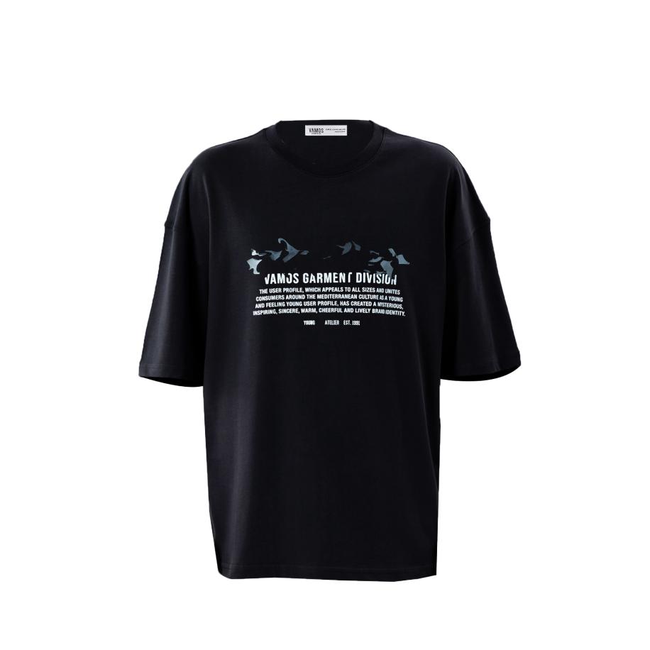 VAMOS CLO Shirt gemengde kleuren / zwart Zwart