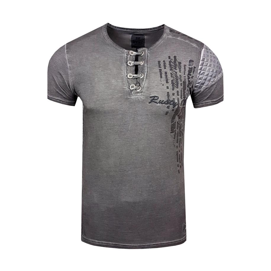 Rusty Neal Rusty Neal Shirt antraciet -