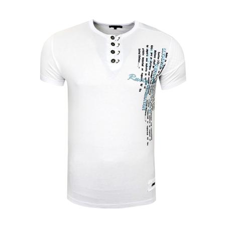 Rusty Neal Rusty Neal Shirt blauw / zwart / wit