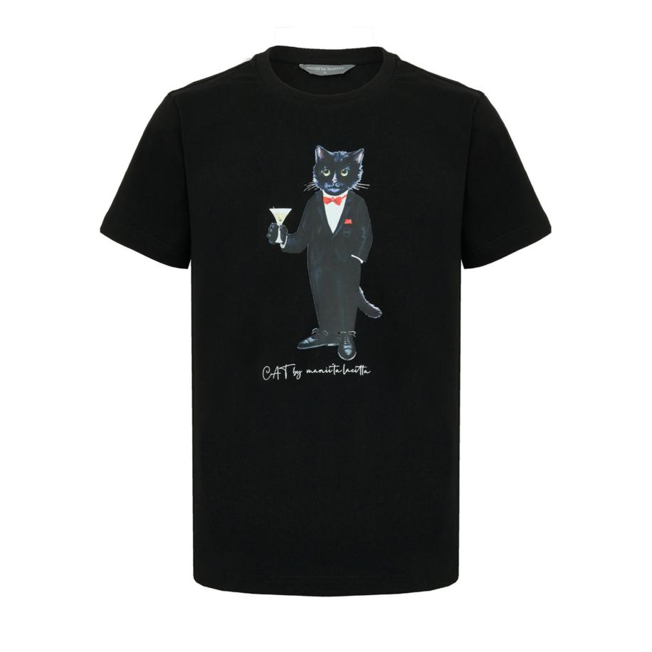 Maniita Lacitta CAT by Maniita Lacitta Shirt DANDY CAT zwart -