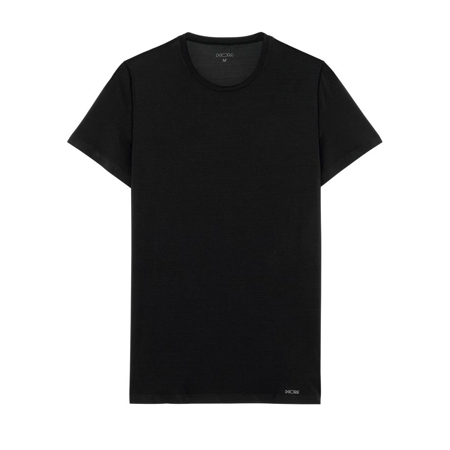 HOM Shirt H-Fresh Crew Neck zwart Zwart