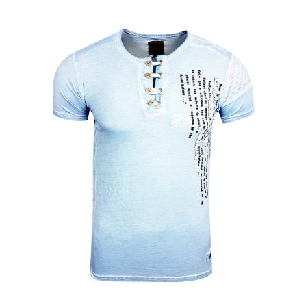 Rusty Neal Rusty Neal Shirt blauw / zwart / wit