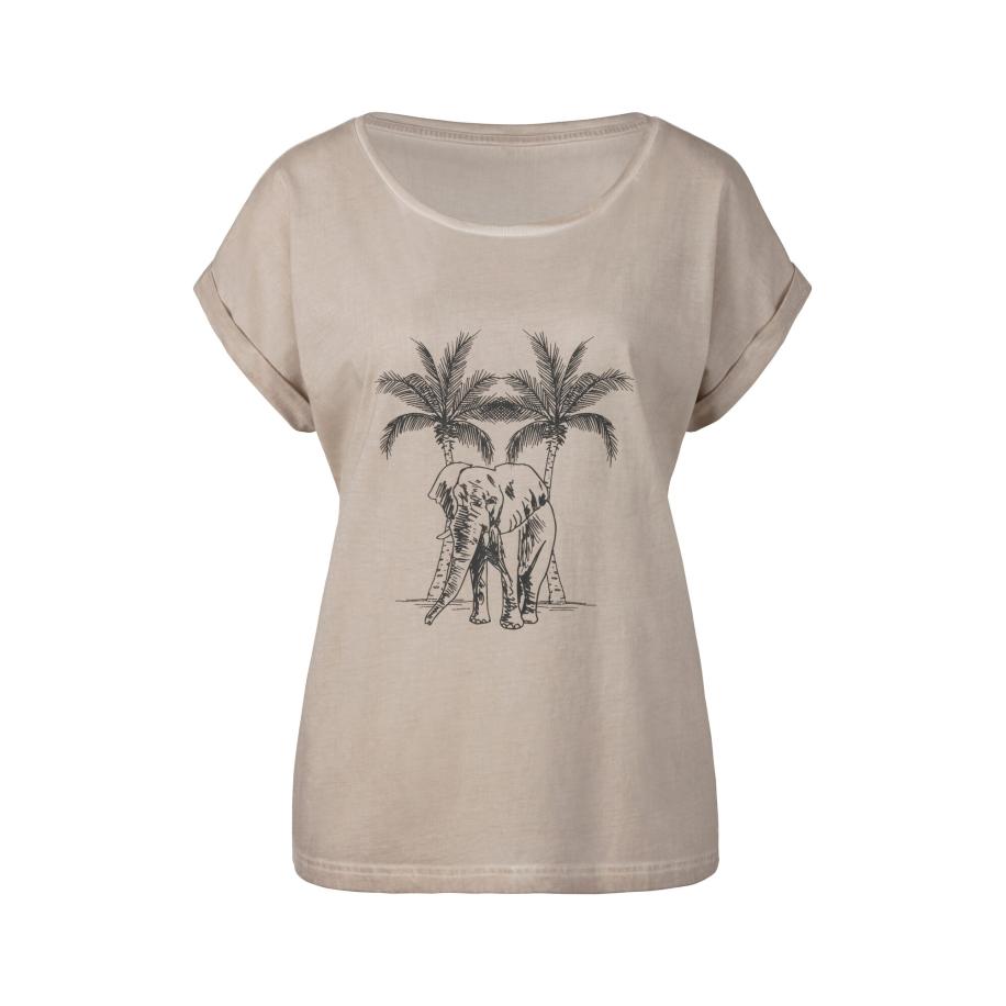 VIVANCE VIVANCE Shirt chamois / zwart -