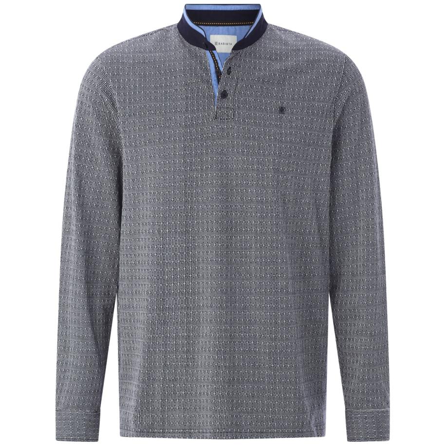 BABISTA BABISTA Shirt Tiberon lichtblauw / donkerblauw / wit -