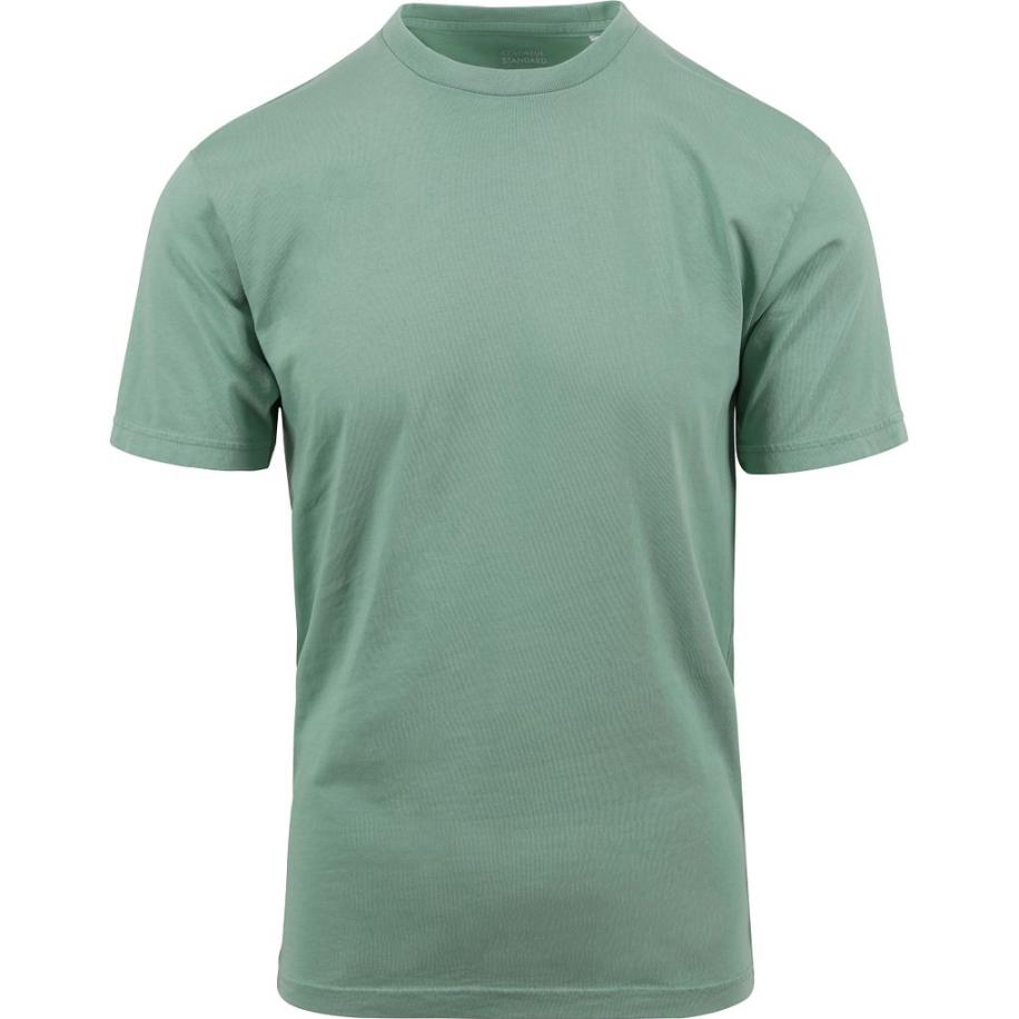 Colorful Standard T-shirt Lichtgroen Groen