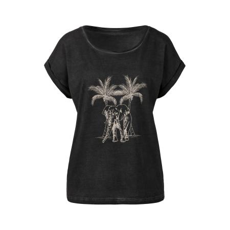 VIVANCE VIVANCE Shirt lichtbeige / antraciet