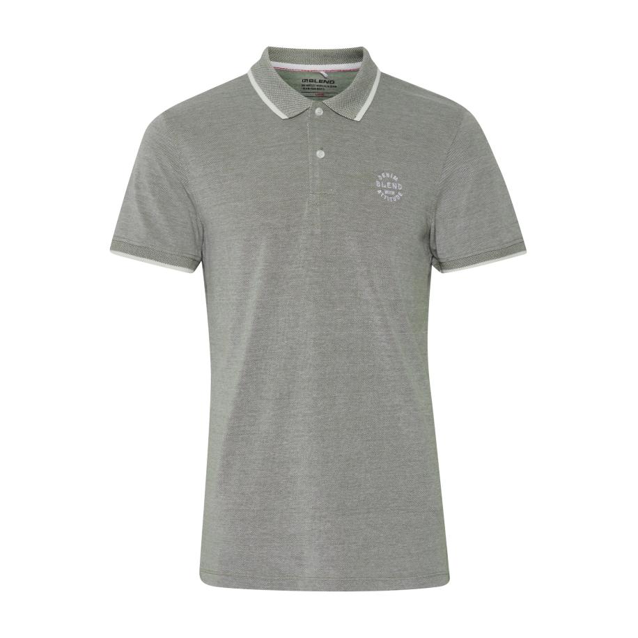 Blend BLEND Shirt Nate groen / wit -