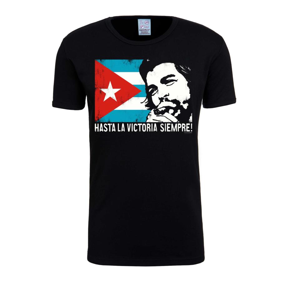 LOGOSHIRT Shirt Che - Cuban Flag gemengde kleuren / zwart Zwart