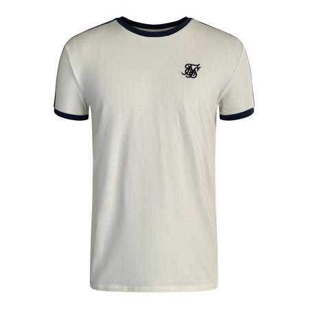SikSilk SikSilk Shirt ecru / donkerblauw