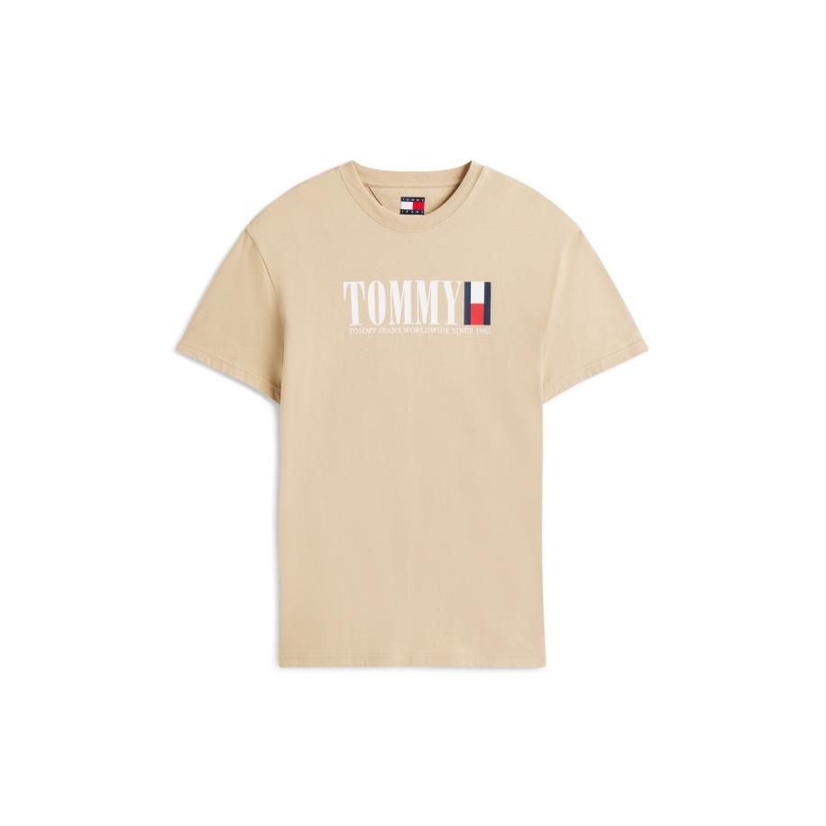 Tommy Jeans Tommy Jeans Shirt navy / kaki / knalrood / wit -