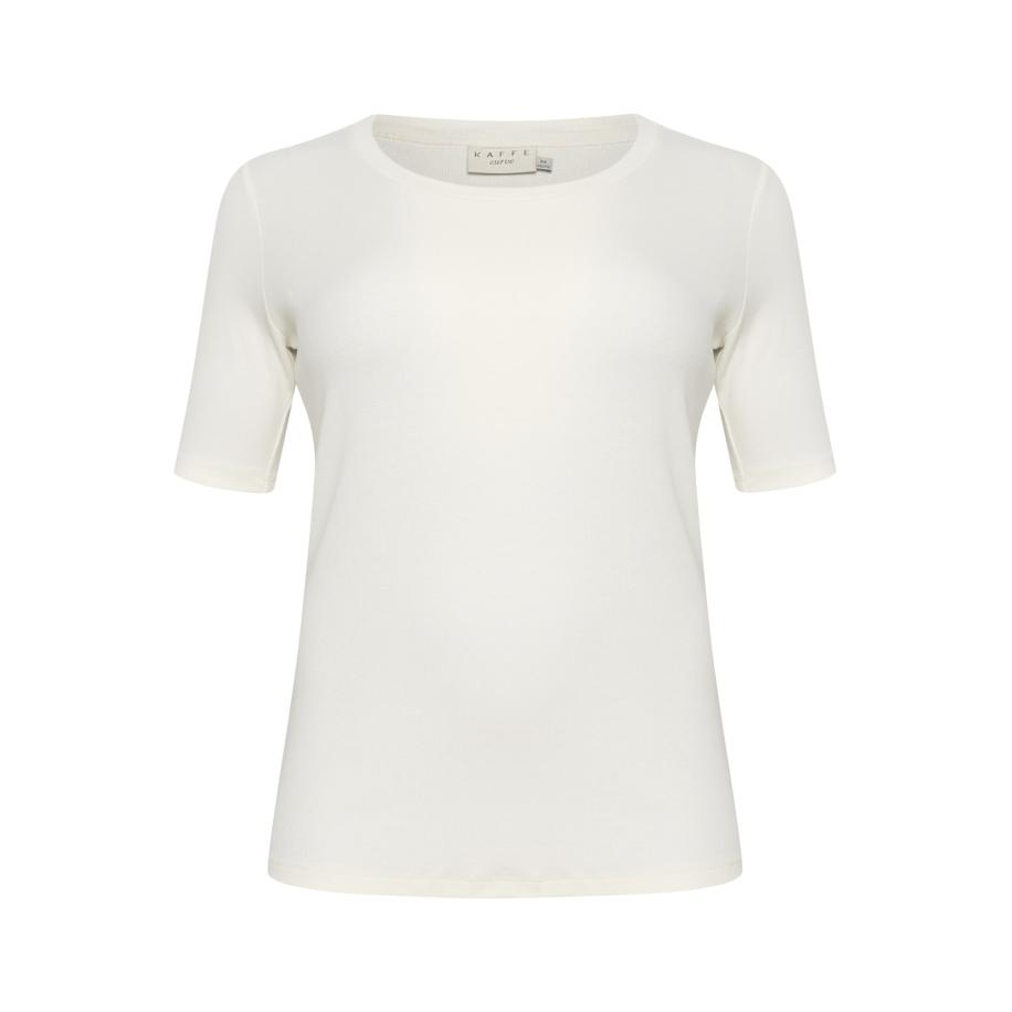 Kaffe KAFFE CURVE Shirt Carina natuurwit -