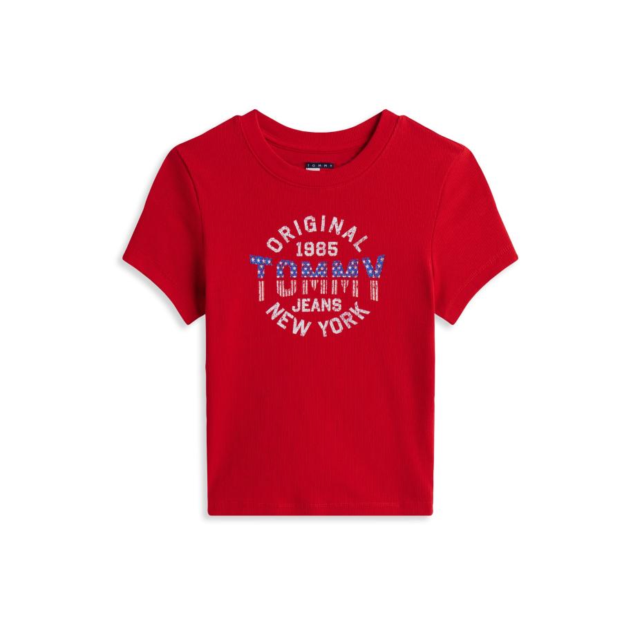 Tommy Jeans Tommy Jeans Shirt New York blauw / rood / offwhite -