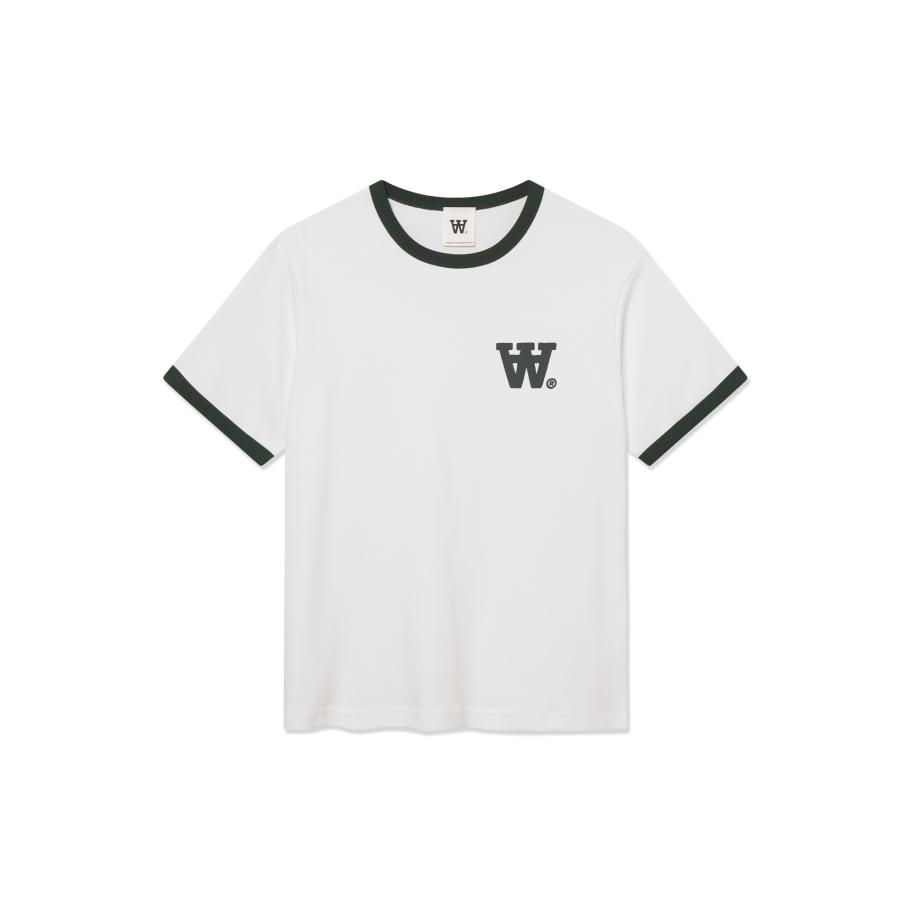 WOOD WOOD Shirt WWParker zwart / wit Wit