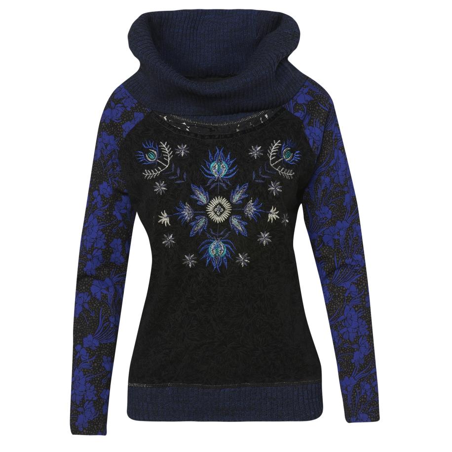 KOROSHI KOROSHI Shirt blauw / donkerblauw / gemengde kleuren -