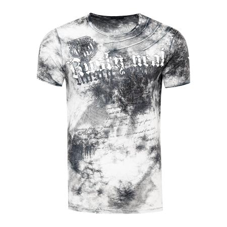 Rusty Neal Rusty Neal Shirt grijs / zwart / wit