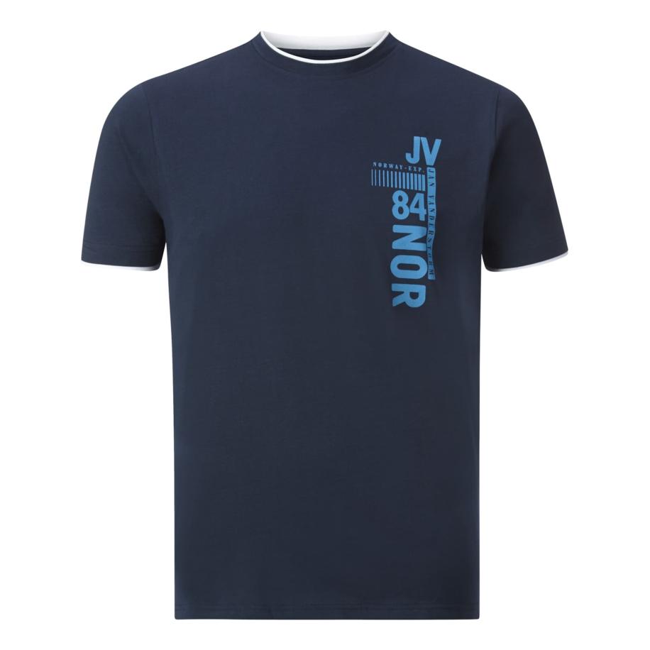 jan vanderstorm Jan Vanderstorm Shirt Flemming donkerblauw -