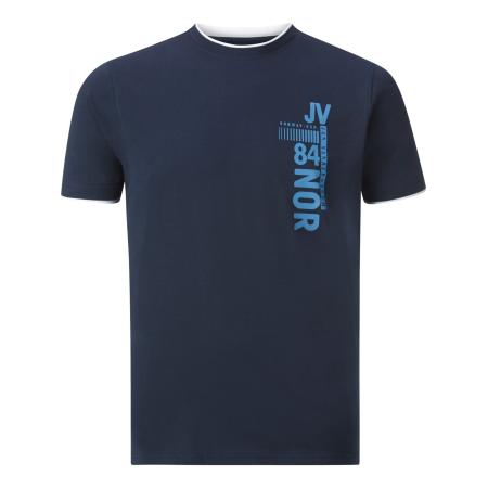 jan vanderstorm Jan Vanderstorm Shirt Flemming donkerblauw