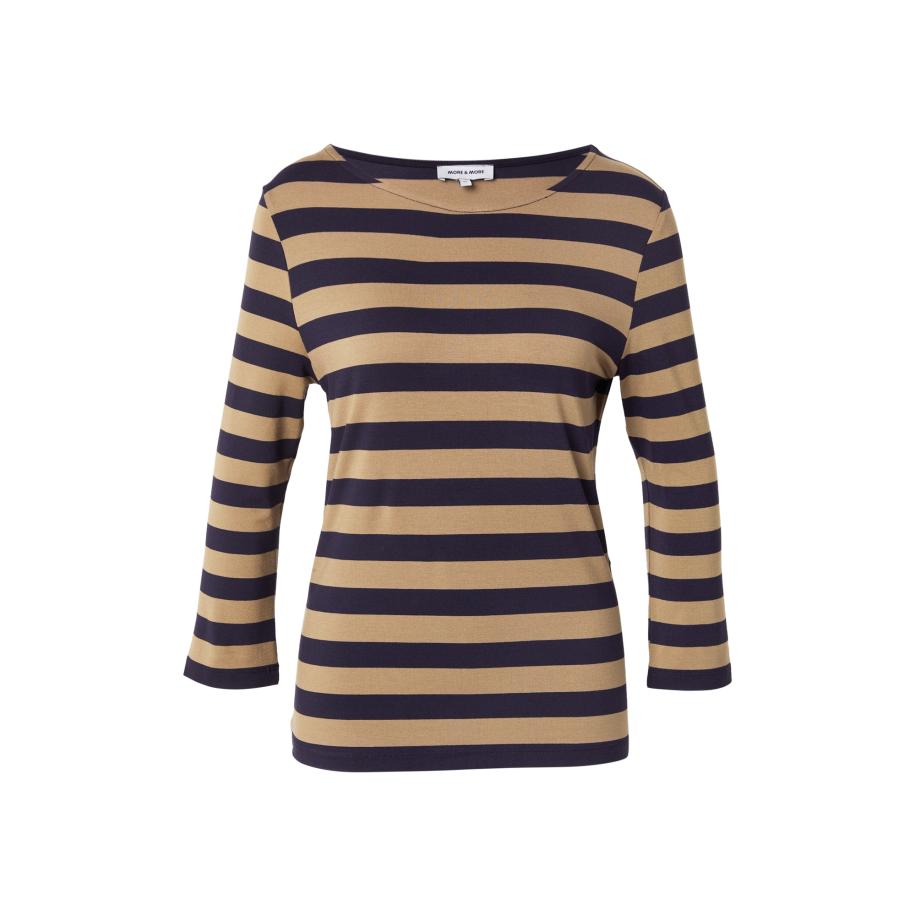 More & More MORE & MORE Shirt marine / olijfgroen -