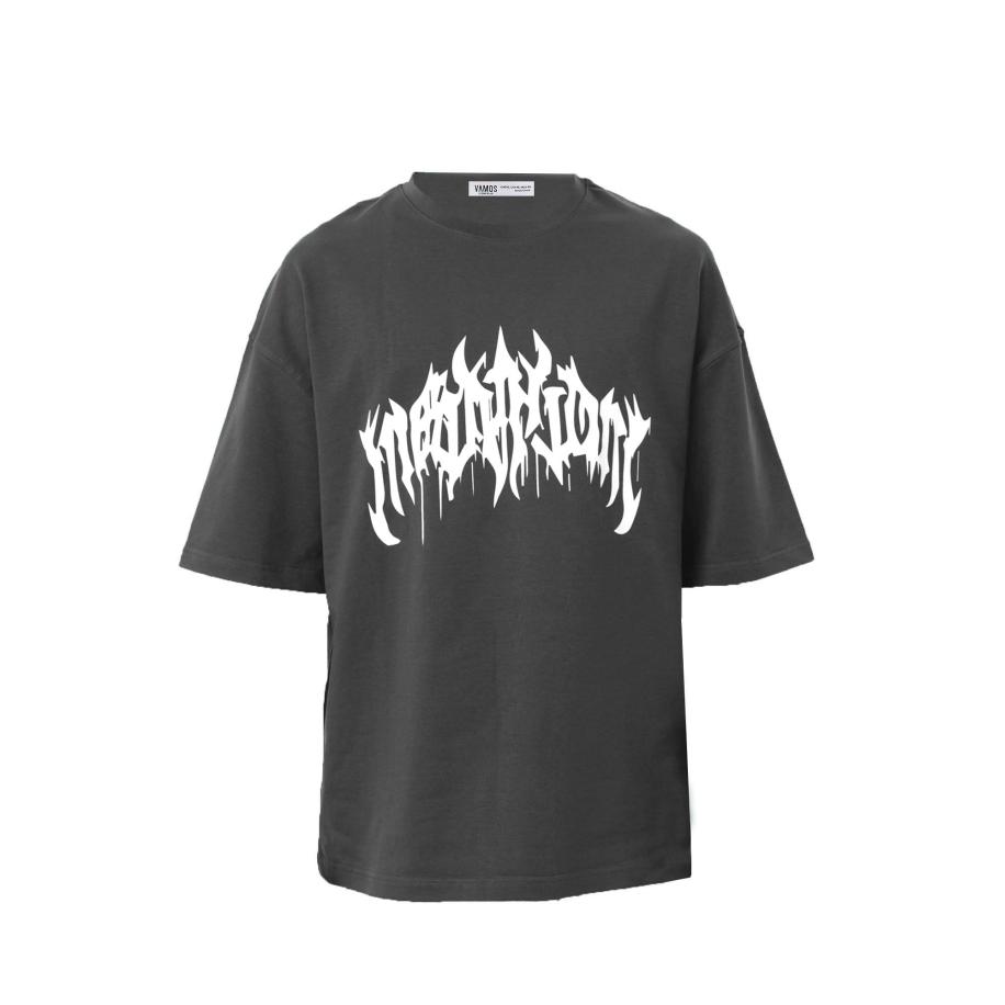 VAMOS CLO VAMOS CLO Shirt grijs / wit -