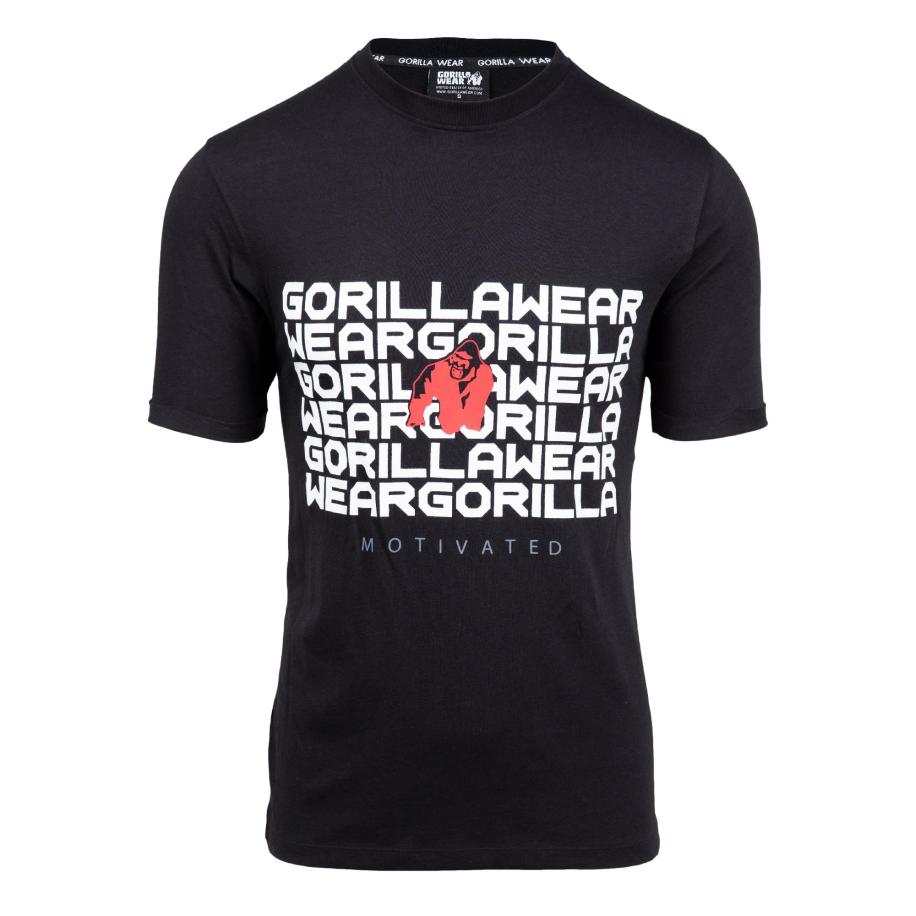 Gorilla Wear Gorilla Wear Shirt Bradley rood / zwart / wit -