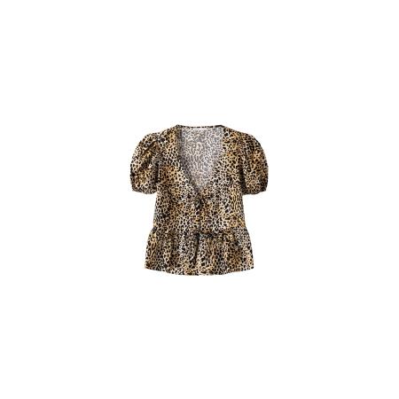 Bershka Bershka Shirt beige / camel / zwart